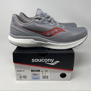 Saucony Triumph 18 Mens Running Training Shoe Sneaker 11